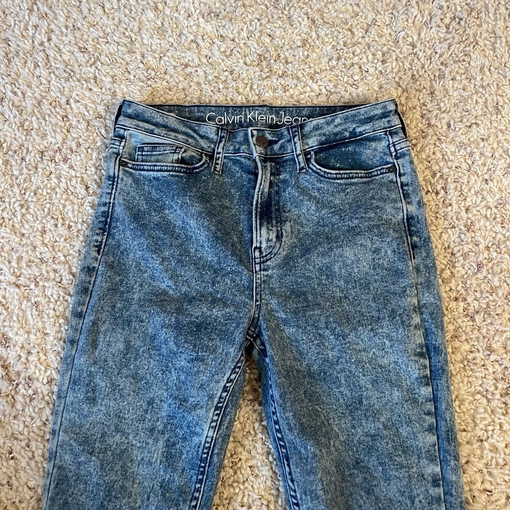 Calvin Klein Acid Wash Skinny Jean